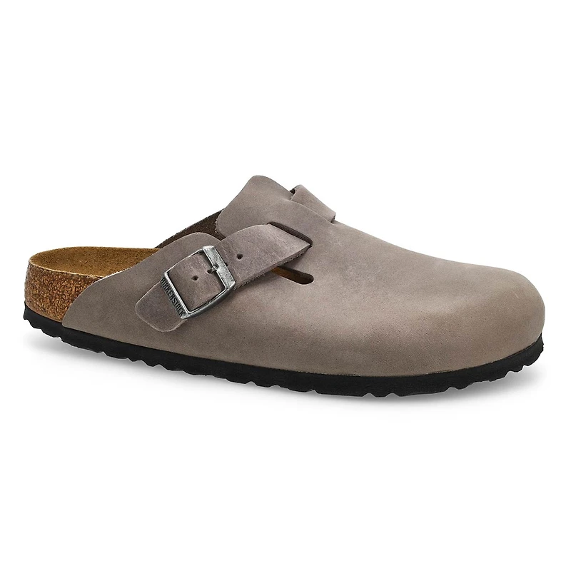 Men's Boston Soft Footbed Oiled Leather Narrow Clo