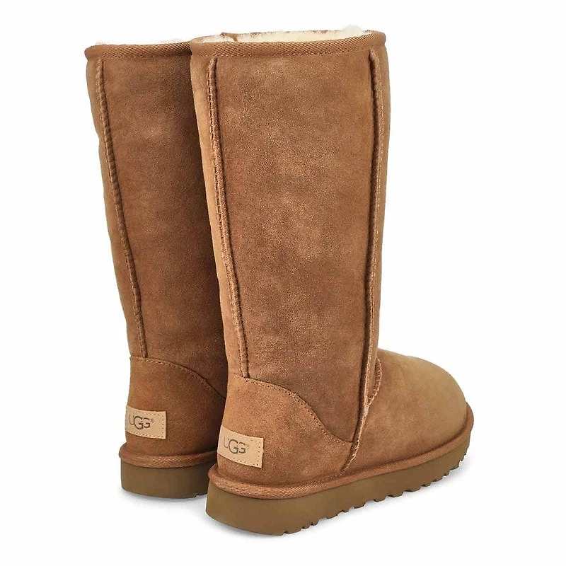 Women's Classic Tall II chestnut sheepskin boots