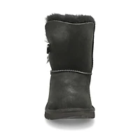 Girl's Bailey Button II Sheepskin Boot - Black