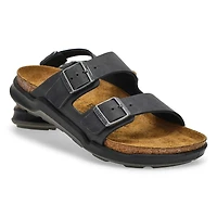 Men's Arizona Rugged Oiled Leather 2 Strap Sandal