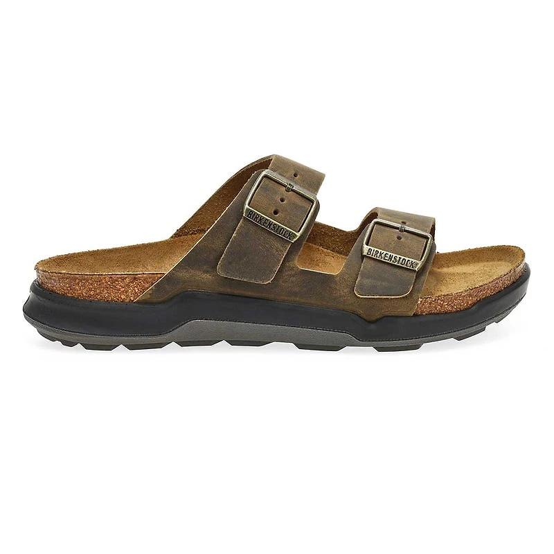 Men's Arizona Crosstown Oiled Leather 2-Strap Sand