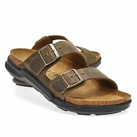 Men's Arizona Crosstown Oiled Leather 2-Strap Sand