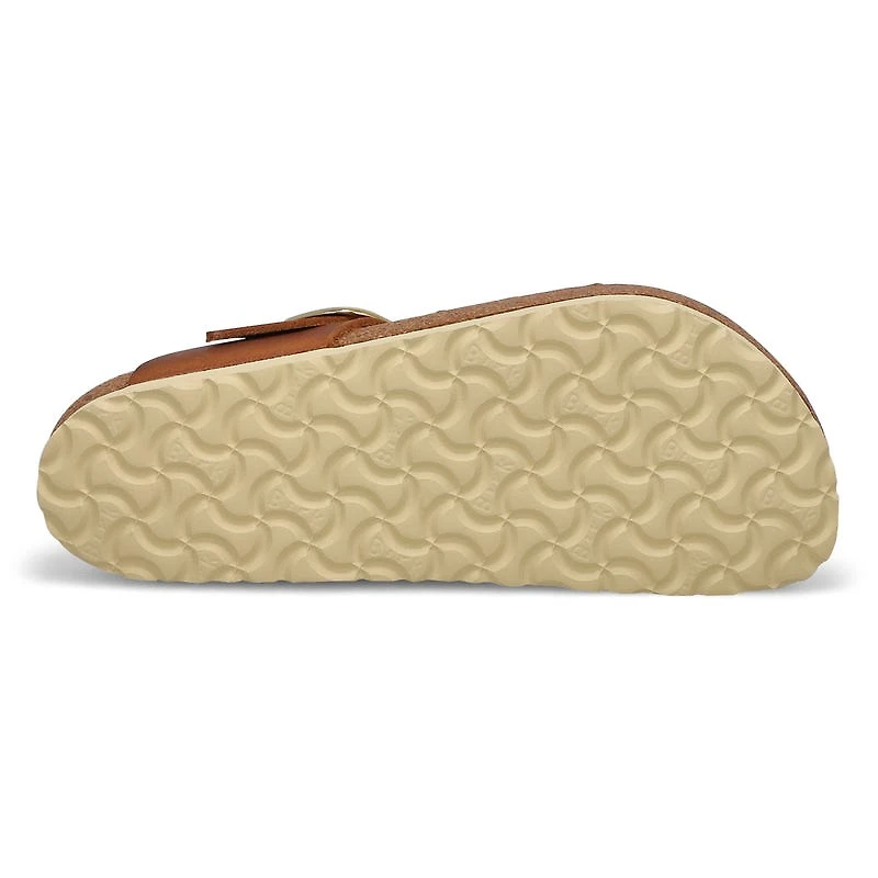 Women's Gizeh Big Buckle Oiled Leather Thong Sanda