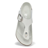 Tongs en cuir huilé à grosse boucle GIZEH BIG BUCK
