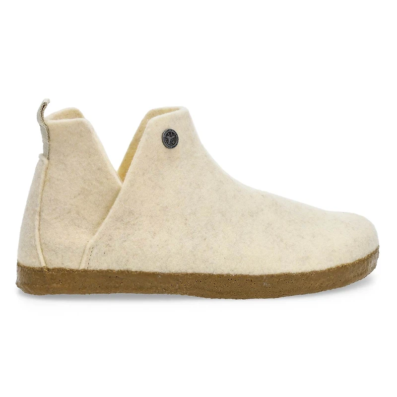 Women's Andermatt Shearling Narrow Slipper - Ecru