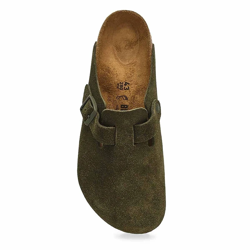 Men's Boston Suede Clog - Thyme