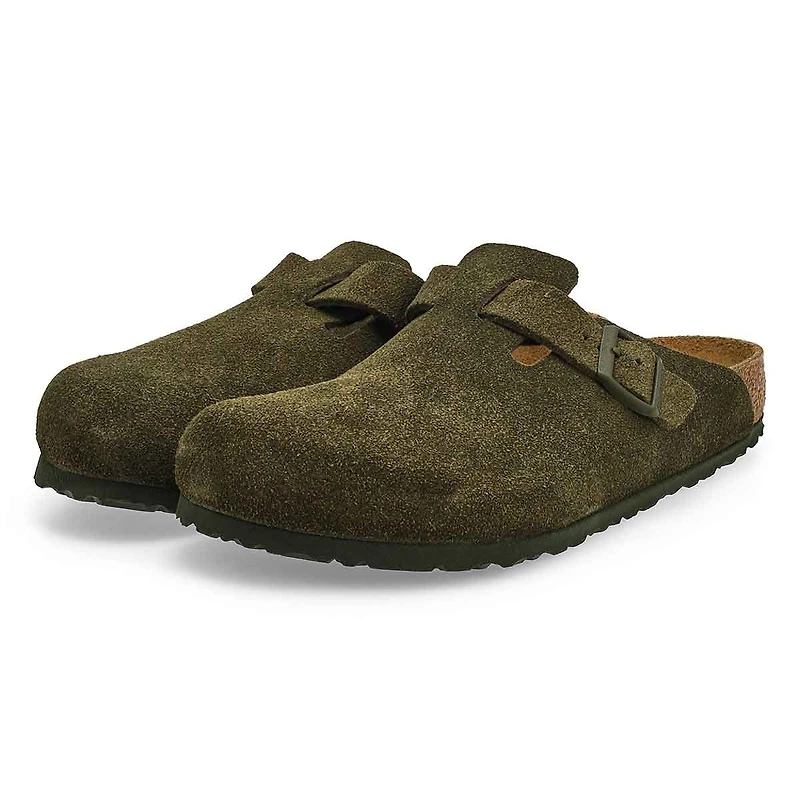 Men's Boston Suede Clog - Thyme