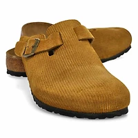 Men's Boston Corduroy Suede Clog - Cork Brown