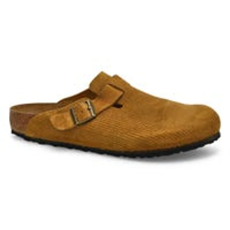 Men's Boston Corduroy Suede Clog - Cork Brown