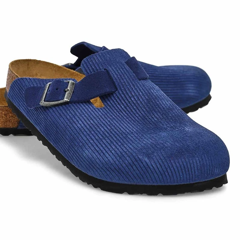 Men's Boston Corduroy Suede Clog - Indigo