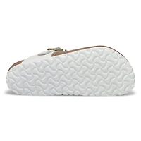 Women's Gizeh Flowers Thong Sandal - White