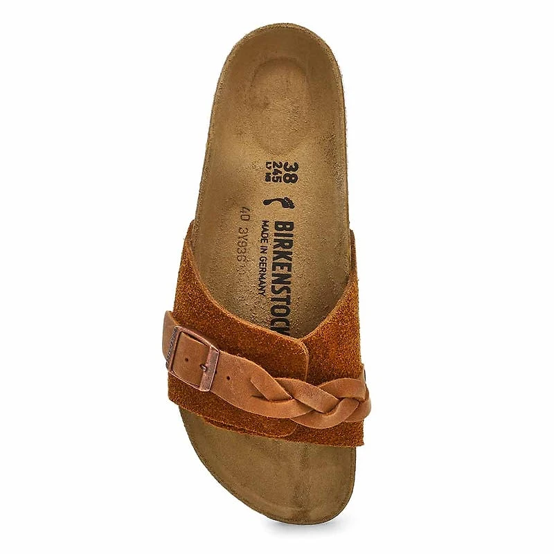 Women's  Oita Braid Cork Footbed Narrow Sandal- Mi