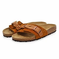 Women's  Oita Braid Cork Footbed Narrow Sandal- Mi