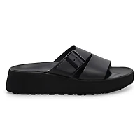 Sandale plateforme compense ALMINA, noir/noir, fe