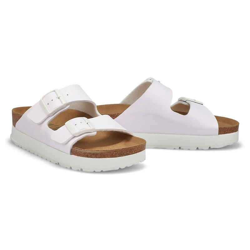 Woemn's Arizona Birko-Flor 2-Strap Vegan Platform