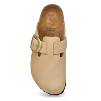 Women's Boston Big Buckle Narrow Clog - Sandcastle