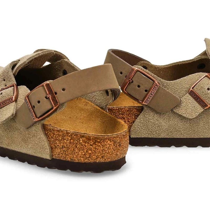 Men's Tokyo Suede Casual Clog - Taupe
