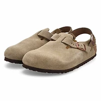 Men's Tokyo Suede Casual Clog - Taupe