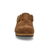 Women's Fanny Suede Wedge Narrow Clog