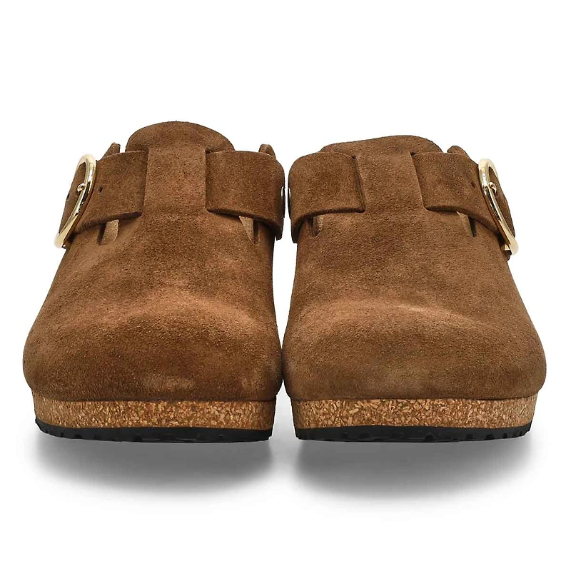 Women's Fanny Suede Wedge Narrow Clog
