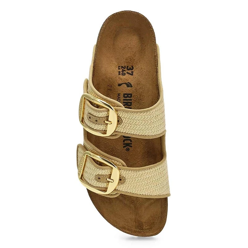 Women's Arizona Big Buckle 2 Strap Narrow Sandal