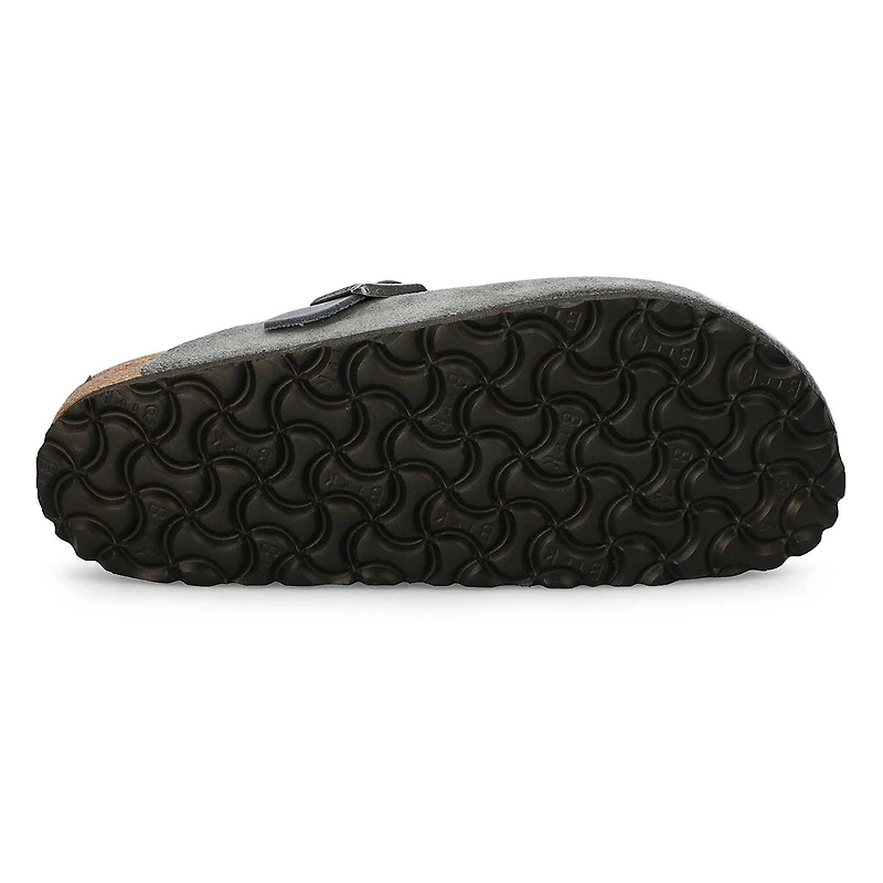 Women's  Boston Braid Suede Narrow Clog - Basalt G