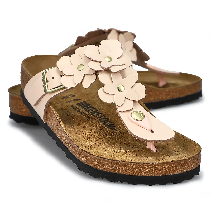 Women's Gizeh Flowers Thong Sandal