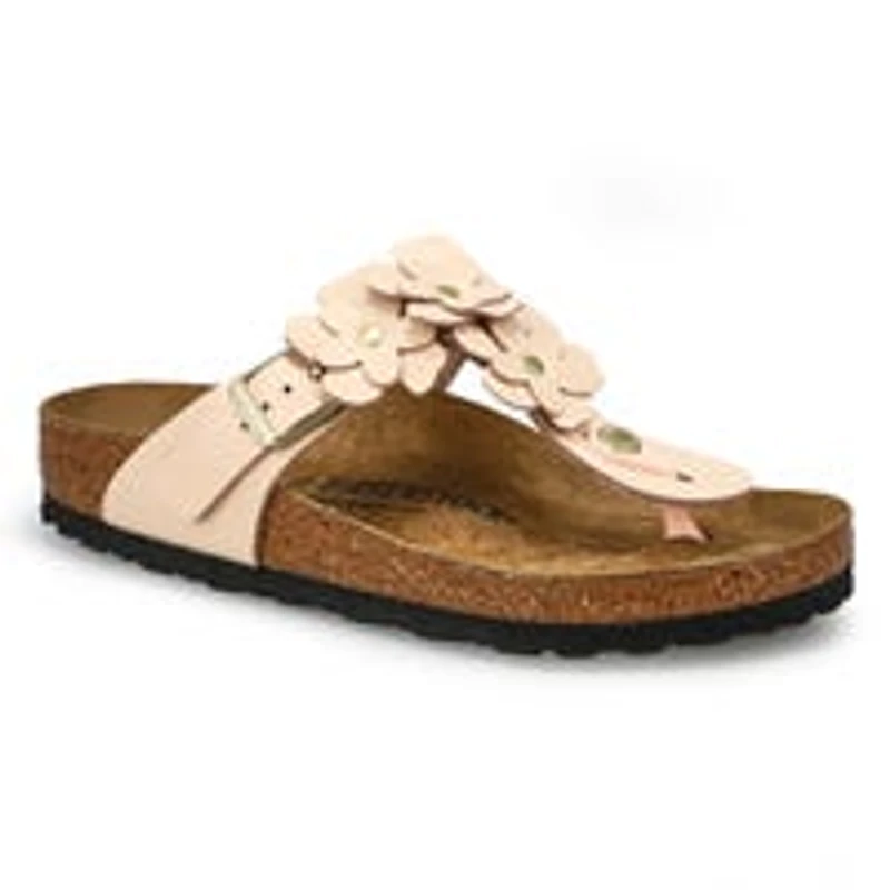 Women's Gizeh Soft Footbed Flowers Thong Sandal