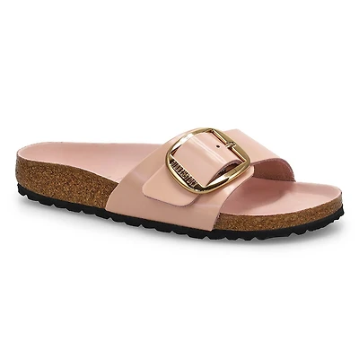 Women's Madrid Big Buckle 1 Strap Narrow Sandal