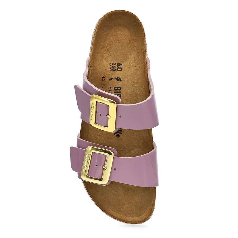 Women's Sydney Luxe Birko-Flor 2 Strap Narrow Sand