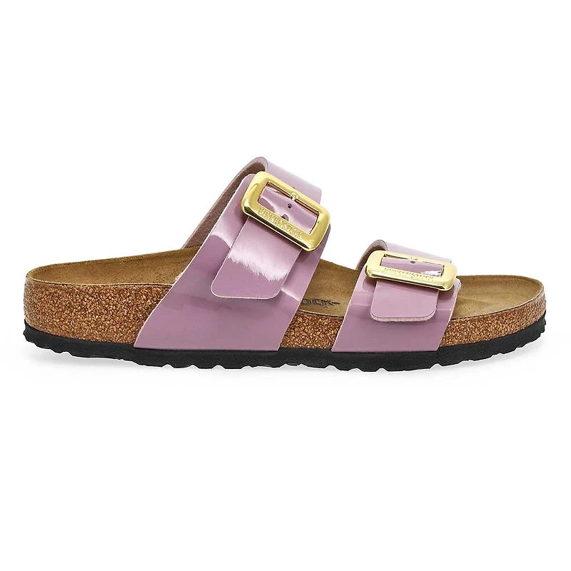 Women's Sydney Luxe Birko-Flor 2 Strap Narrow Sand