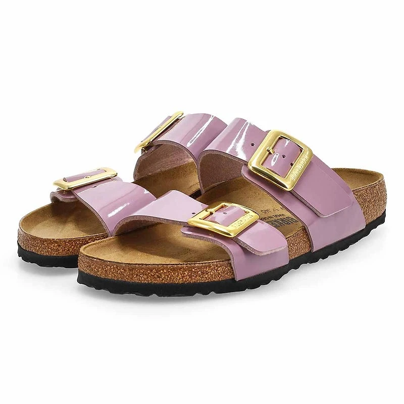 Women's Sydney Luxe Birko-Flor 2 Strap Narrow Sand