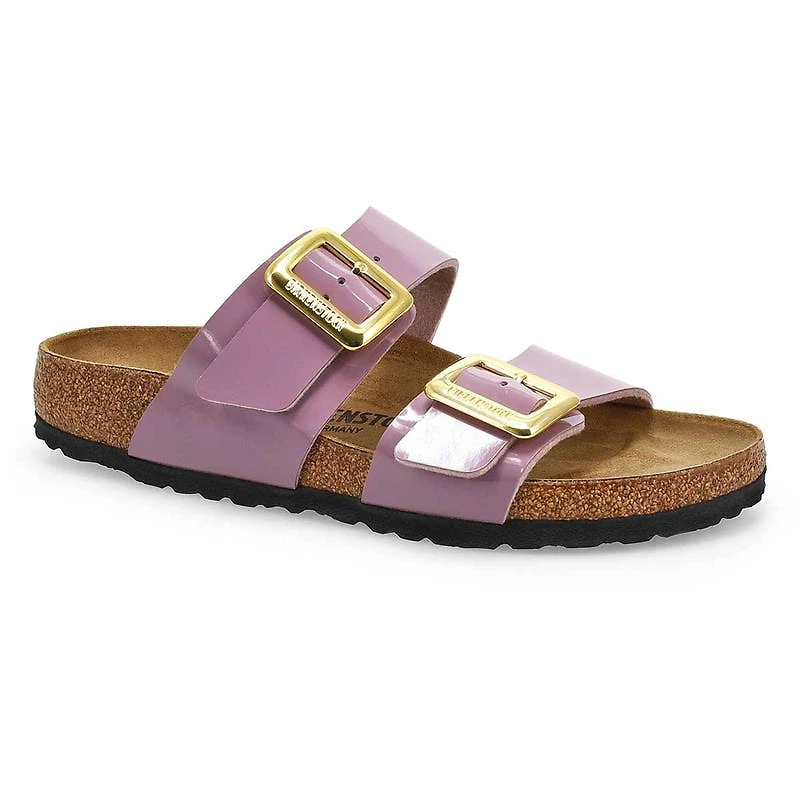 Women's Sydney Luxe Birko-Flor 2 Strap Narrow Sand