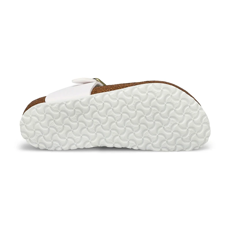 Girls'  Gizeh Flowers Birko-Flor Narrow Thong Sand