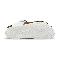 Girls'  Gizeh Flowers Birko-Flor Narrow Thong Sand