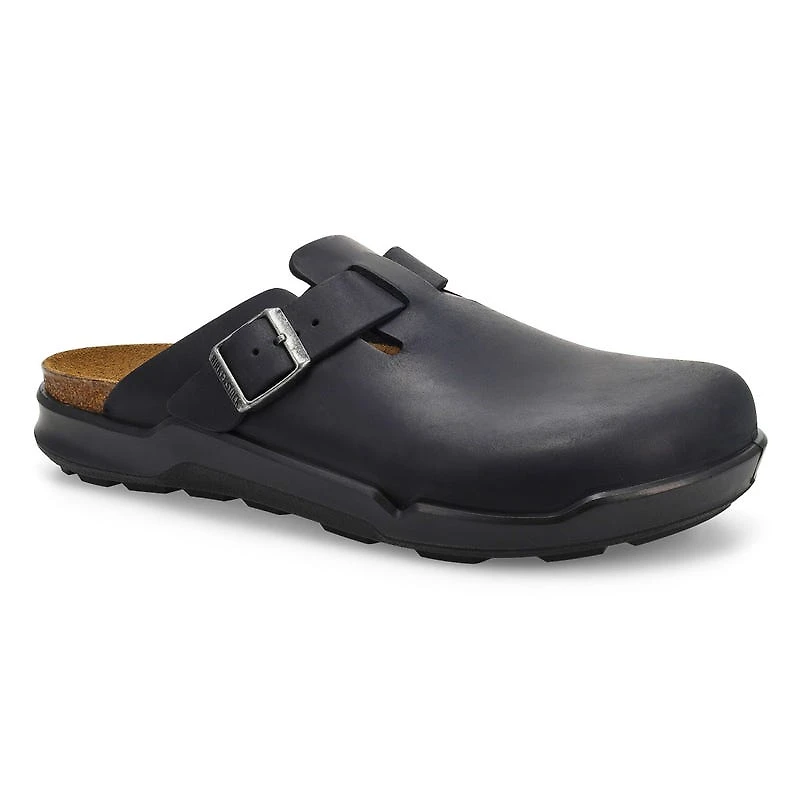Men's Boston Rugged Oiled Leather Casual Clog