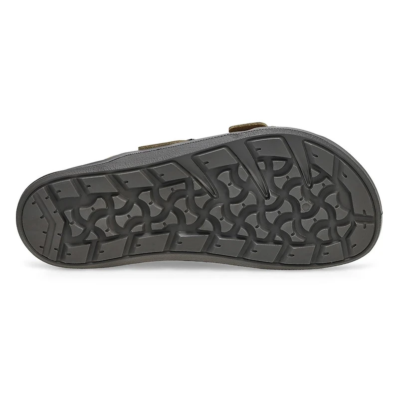 Men's Arizona Rugged Oiled Leather 2 Strap Sandal