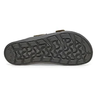 Men's Arizona Rugged Oiled Leather 2 Strap Sandal