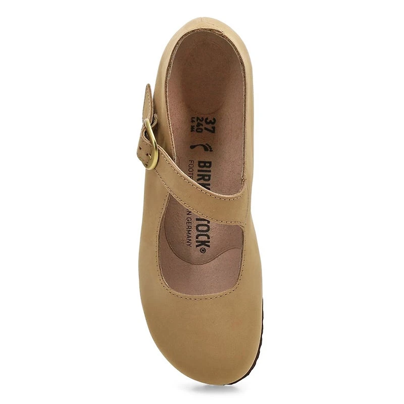 Mary Jane en cuir TRACY, noir, femmes