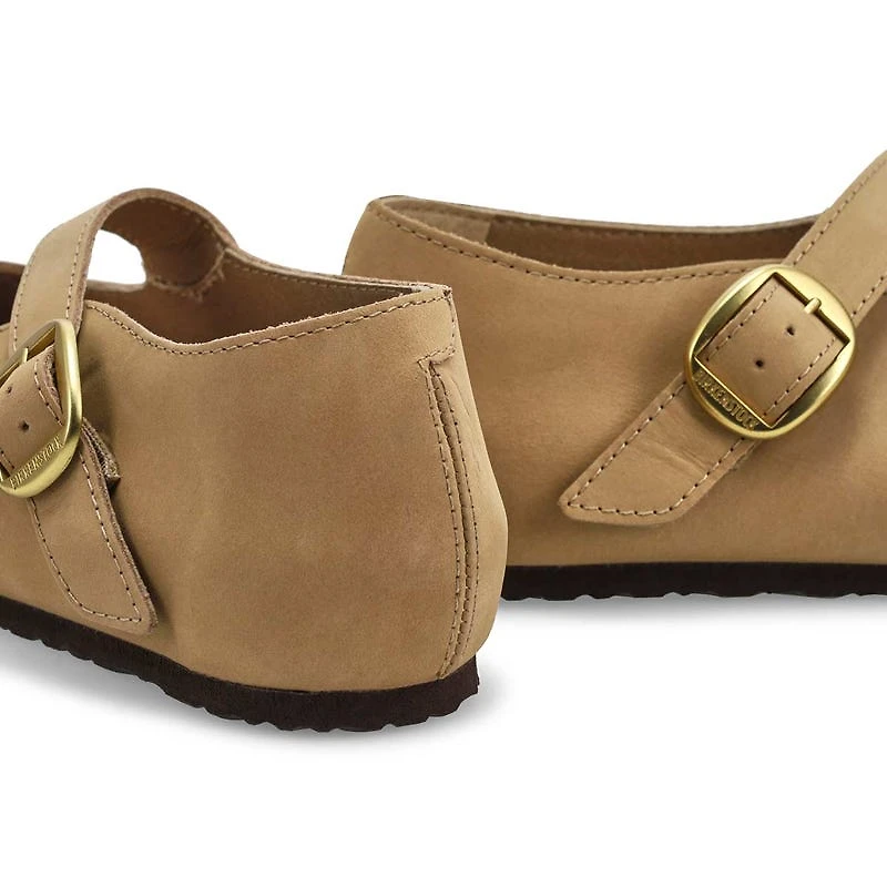 Mary Jane en cuir TRACY, noir, femmes
