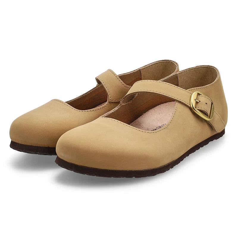 Mary Jane en nubuck TRACY, chteau de sable, femme
