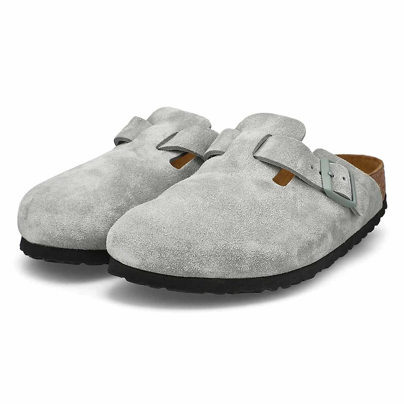 Sabot étroit à assise souple BOSTON, sauge pure, f