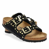 Sandale  2 brides ARIZONA RIVETS, taupe, femmes