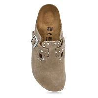 Women's  Boston Rivets Narrow Clog - Taupe
