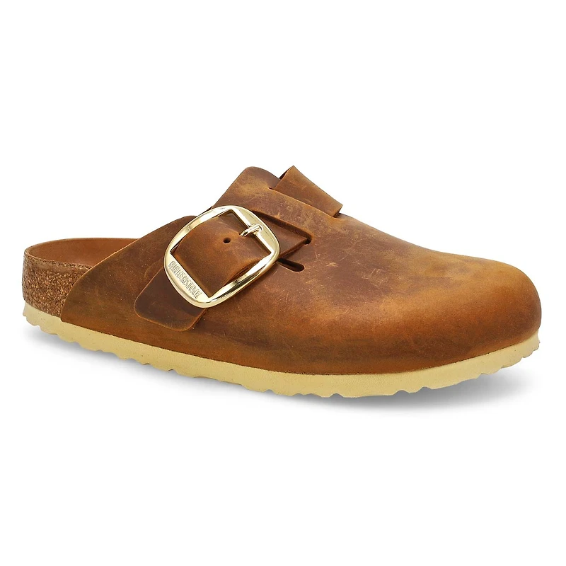 Women's Boston Big Buckle Narrow Clog - Sandcastle