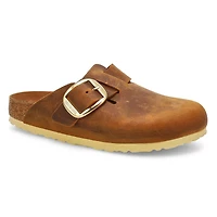 Women's Boston Big Buckle Narrow Clog - Sandcastle