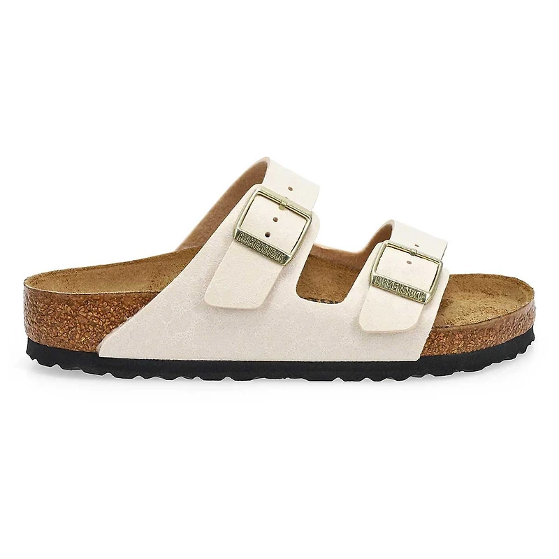 Sandale 2 brides en Birko-Flor ARIZONA LEO, coqu