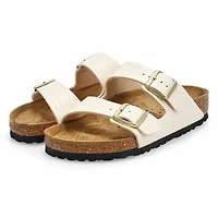 Sandale  2 brides en Birko-Flor ARIZONA LEO, coqu