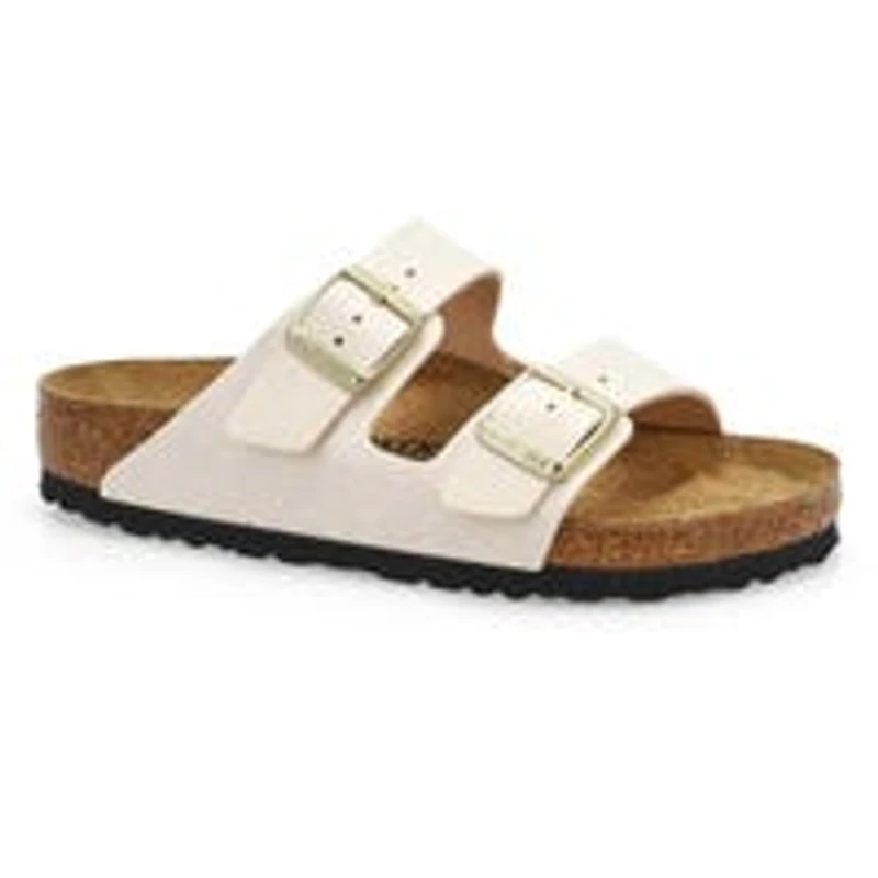 Sandale à 2 brides en Birko-Flor ARIZONA LEO, coqu