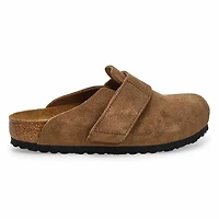 Women's  Loma Suede Casual Clog - Dark Tea